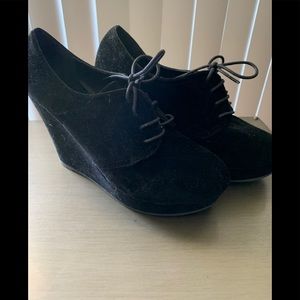 Torrid velvet platform bootie